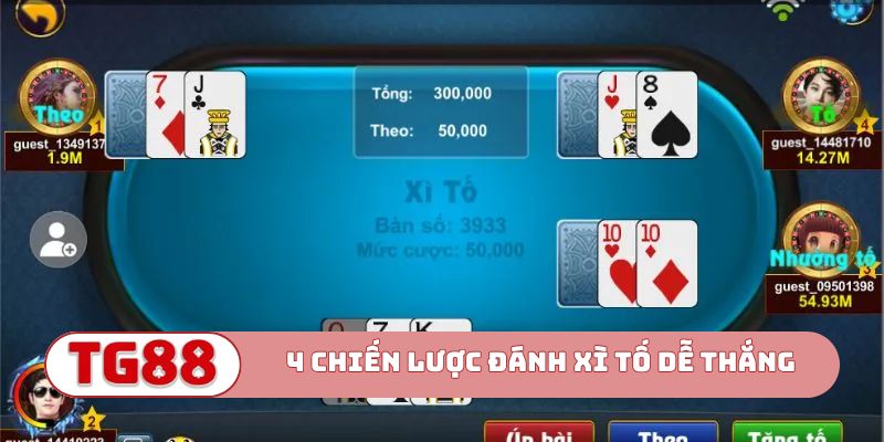 4 chiến lược đánh xì tố dễ thắng
