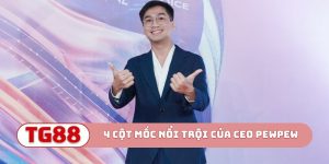 4 cột mốc nổi trội của CEO PewPew