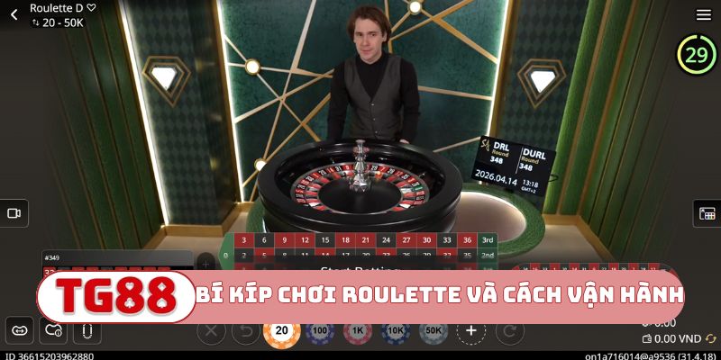 Bí kíp chơi Roulette cùng cách thức vận hành