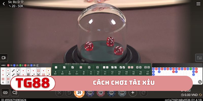 Cách chơi tài xỉu